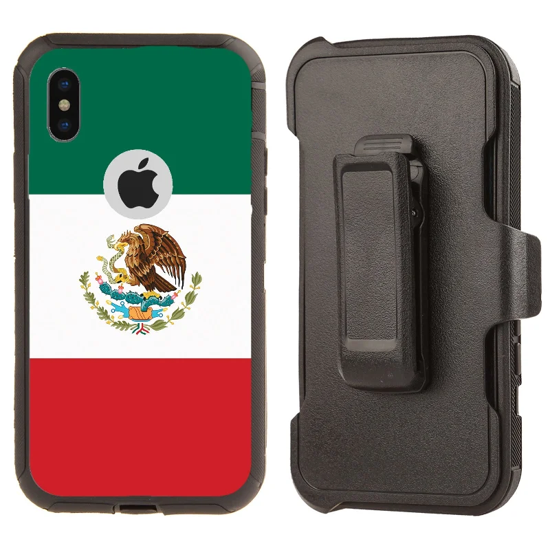 Shockproof Case for Apple iPhone X/XS Mexico Flag