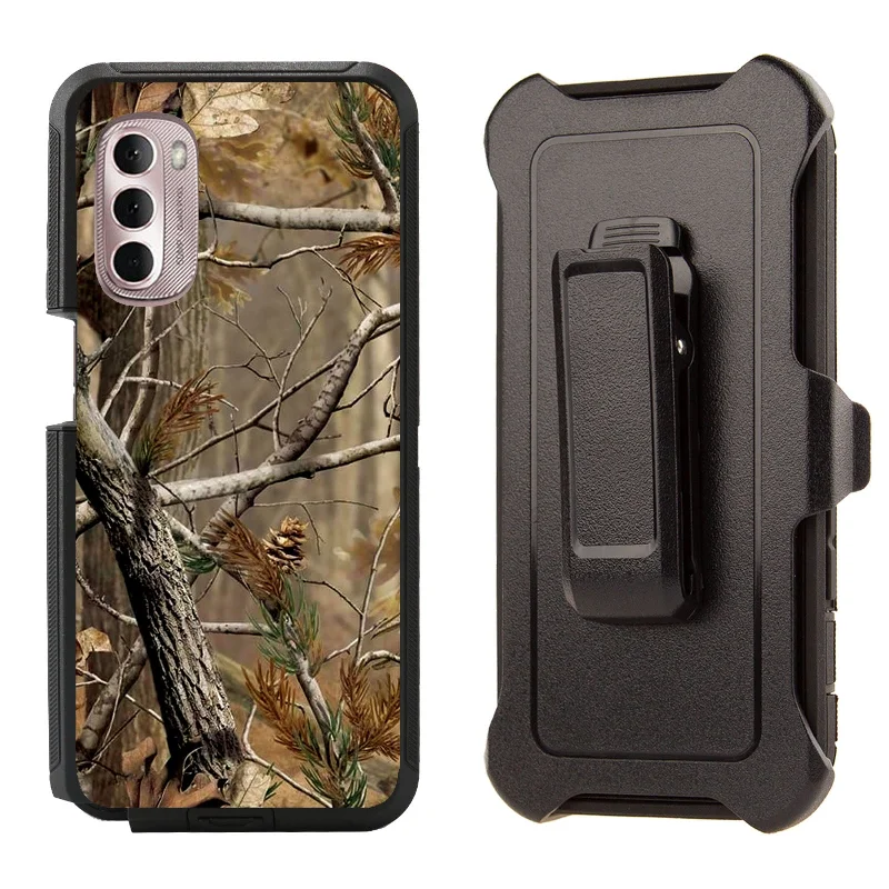 Shockproof Case for Motorola Moto G Stylus 5G 2022 Camouflage Tree