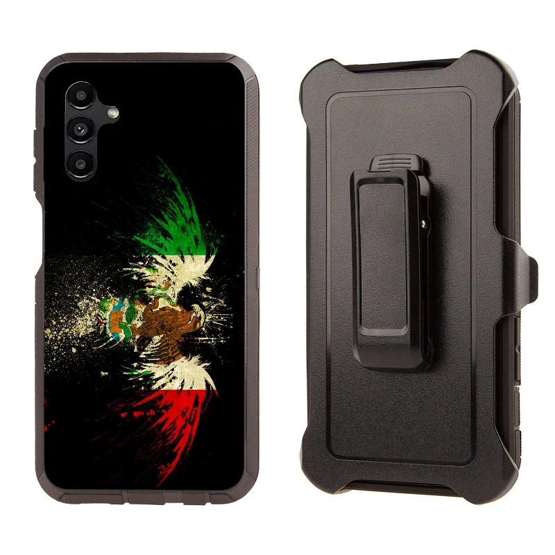 Shockproof Case for Samsung Galaxy A13 Cover Clip Rugged Mexico Eagle