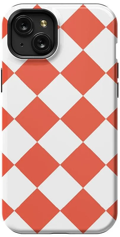 Red Checkerboard | High Contrast Design Case