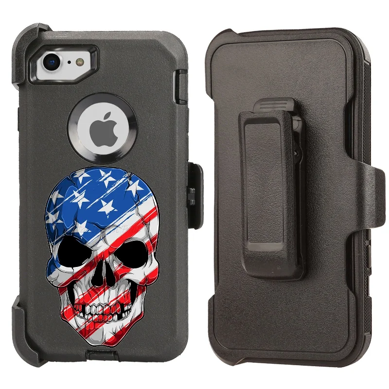 Shockproof Case for Apple iPhone 7 8 Cover Clip Rugged