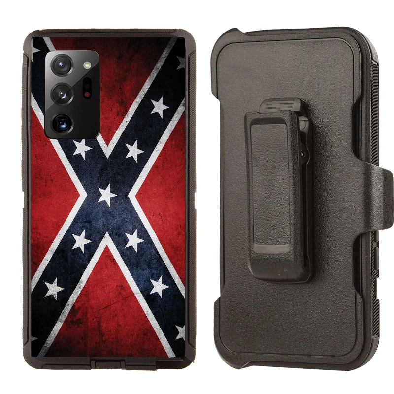 Shockproof Case for Samsung Galaxy Note 20 Ultra Clip Rebel Flag