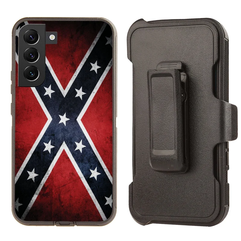 Shockproof Case for Samsung Galaxy S23 Cover Rebel Flag