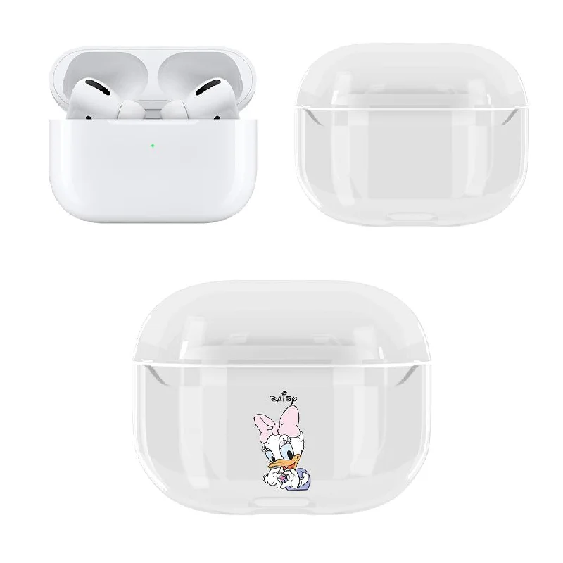 Cartoon transparent protective hard PC case for Airpods Pro