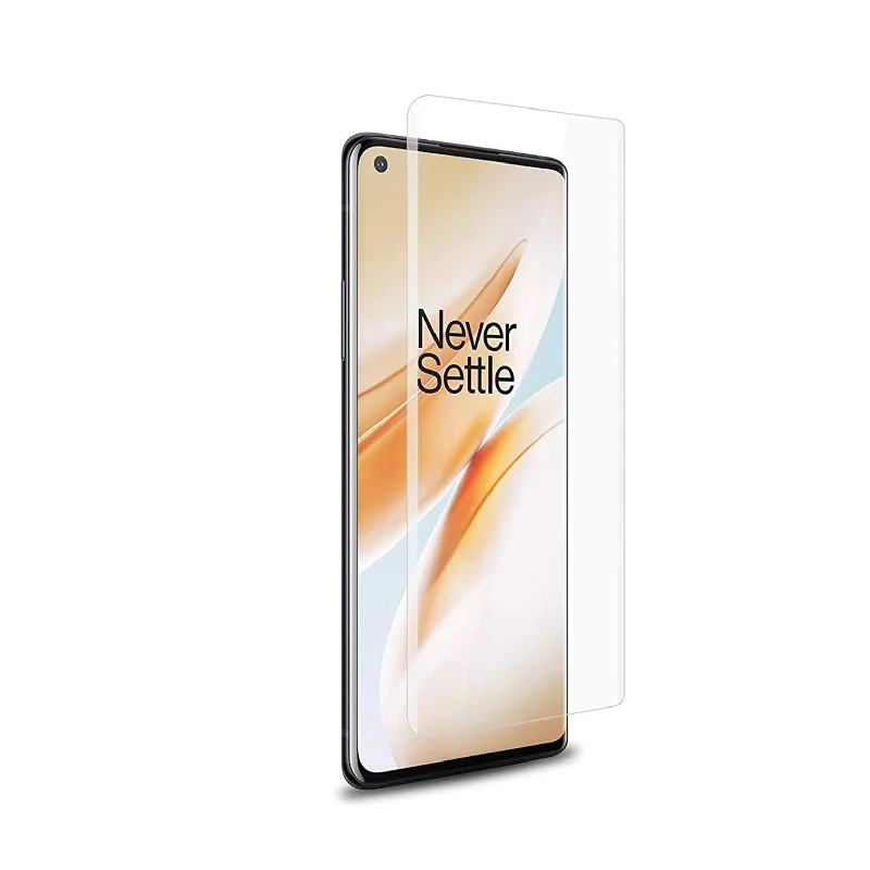 OnePlus 8 Tempered Glass Screen Protector Guard | GLaS - 1 Pack