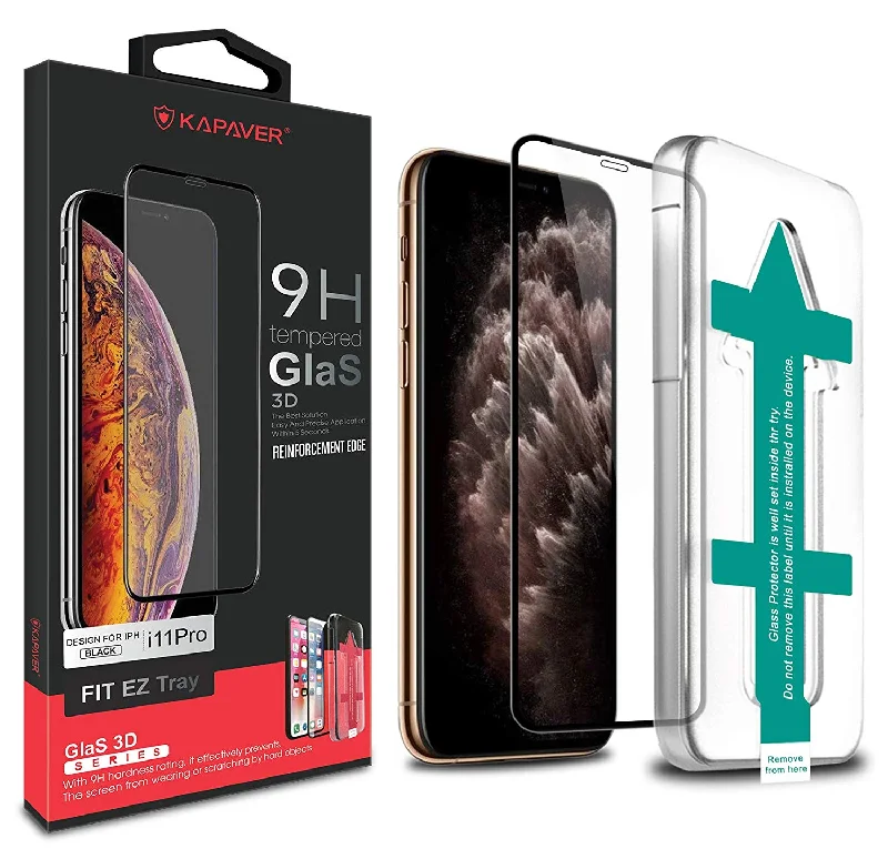 iPhone 11 Pro Tempered Glass Screen Protector Guard | Easy FIT - 1 Pack