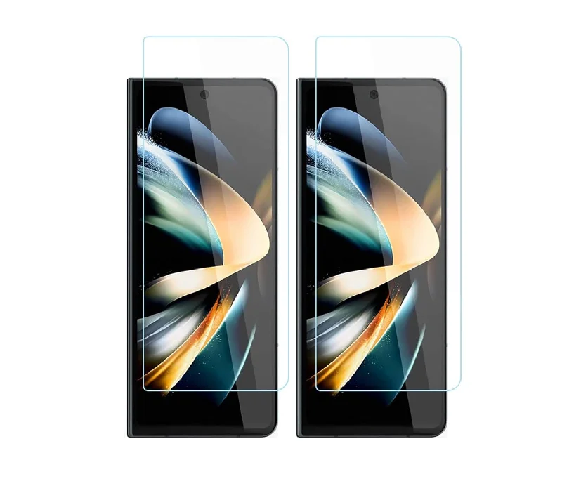 Galaxy Z Fold4 Tempered Glass Screen Protector Guard | GLaS - 2 Pack