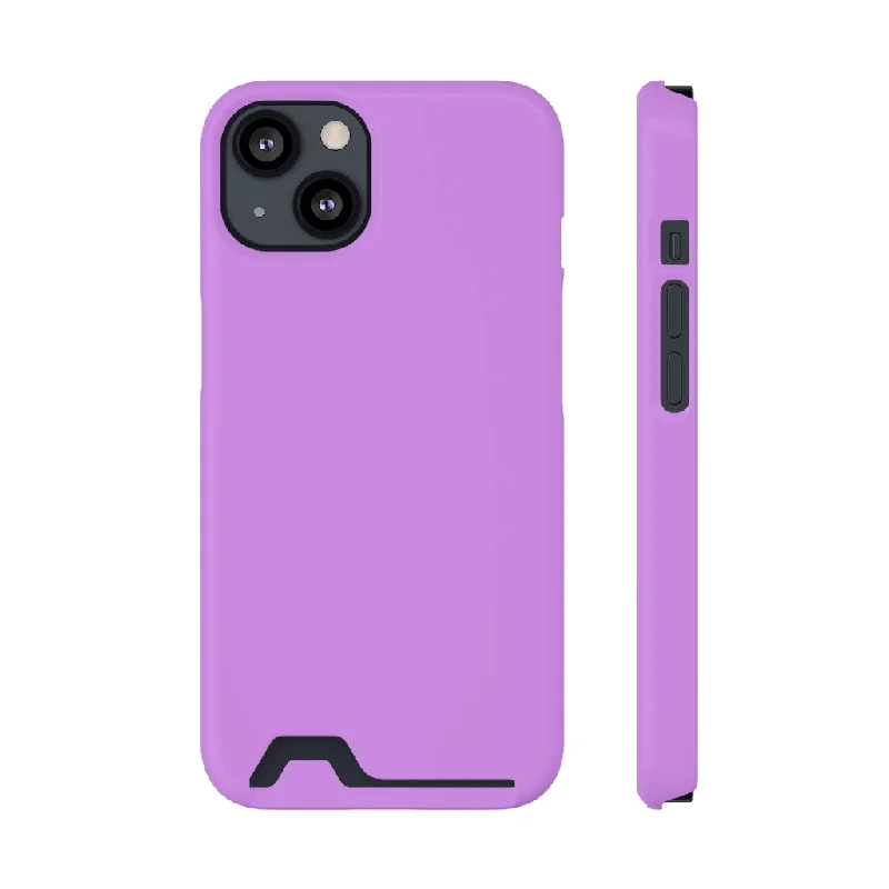 Bright Lilac iPhone Case (Card)