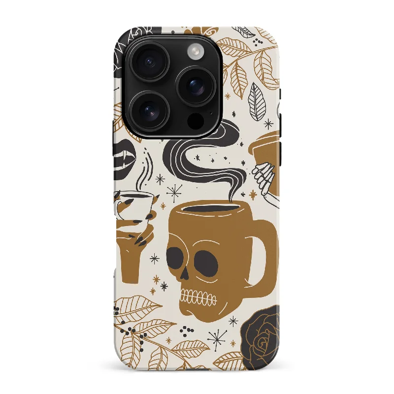 Coffee Skull Phone Case