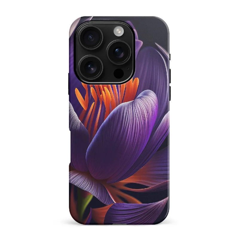 Hyper Crocus Floral Phone Case