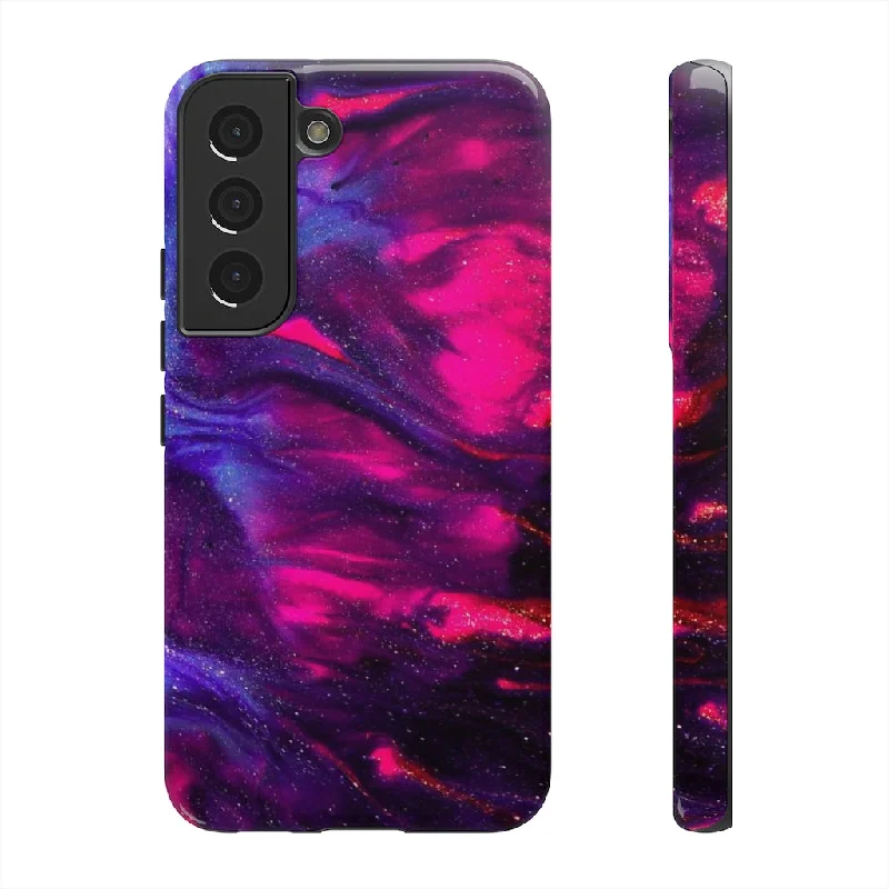 Deep Purple Ink Art Android Case - Protective Phone Case