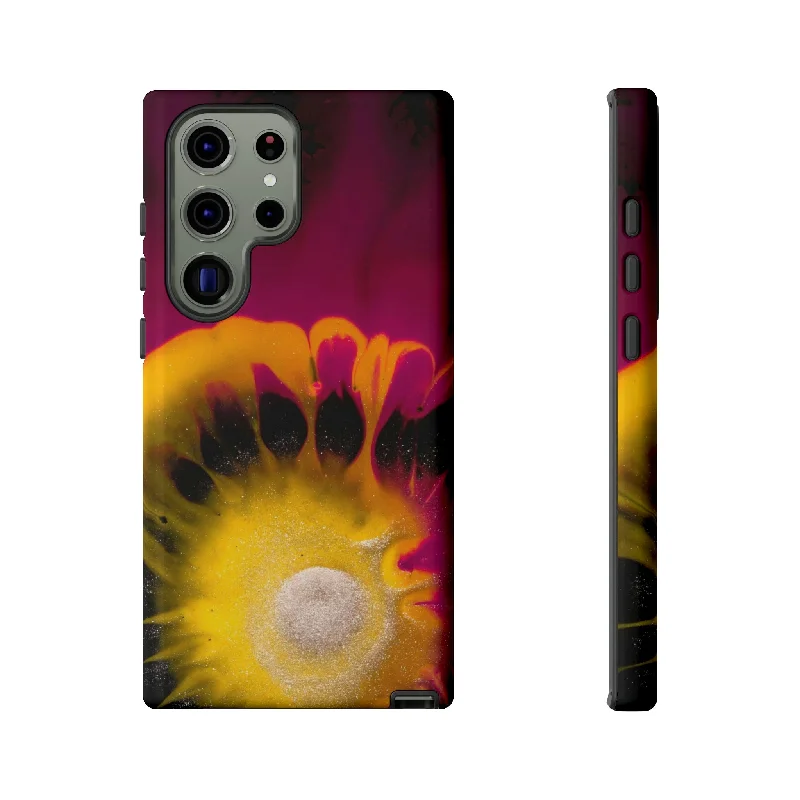 Deep Purple Ink Art Android Case - Protective Phone Case