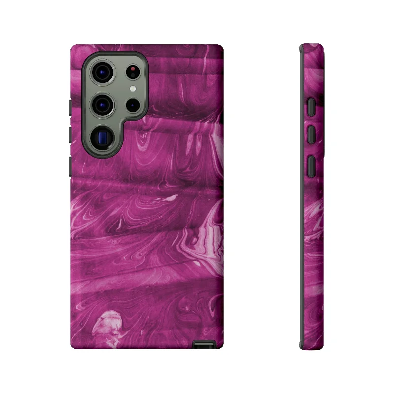 Ebru Purple Android Case - Protective Phone Case