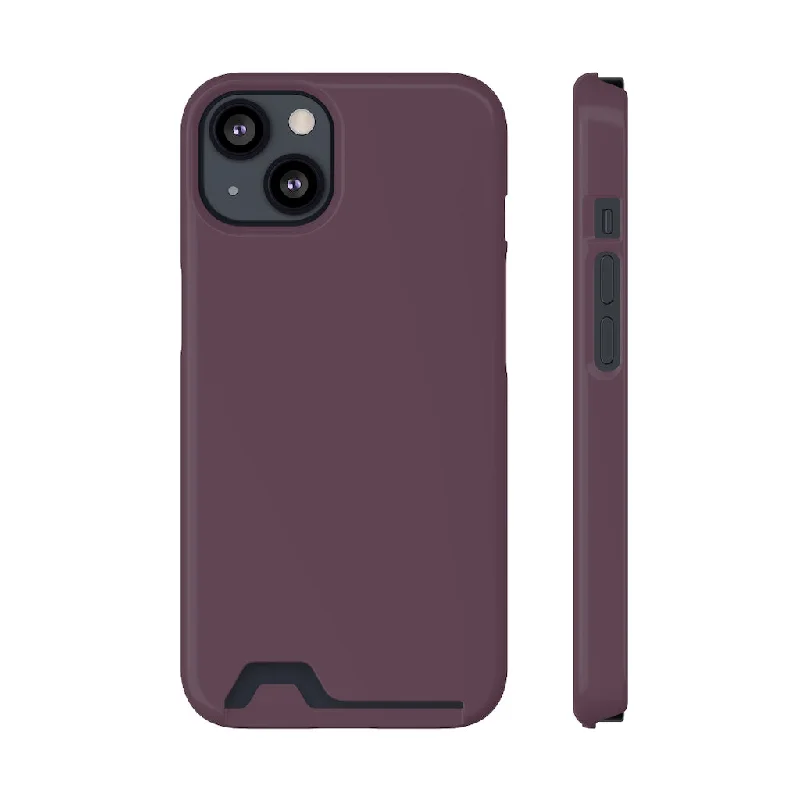 Eggplant iPhone Case (Card)