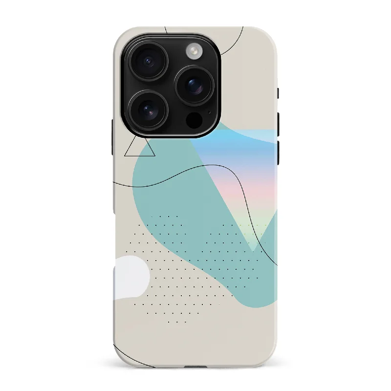 Electric Haze Abstract Phone Case