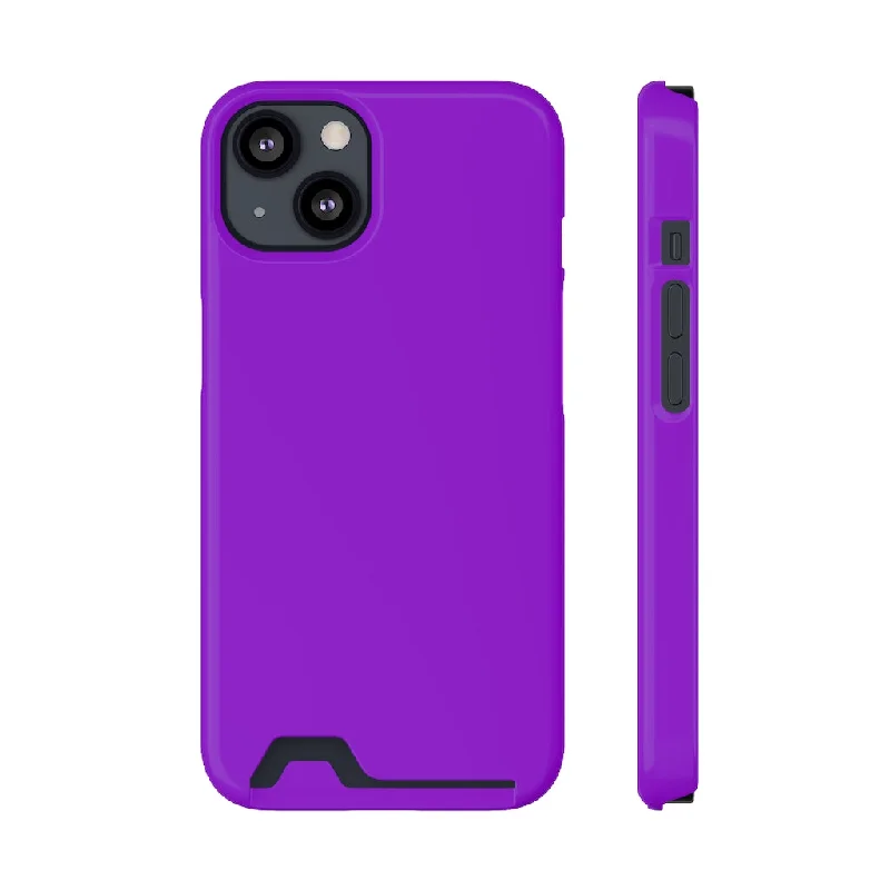 Electric Purple iPhone Case (Card)