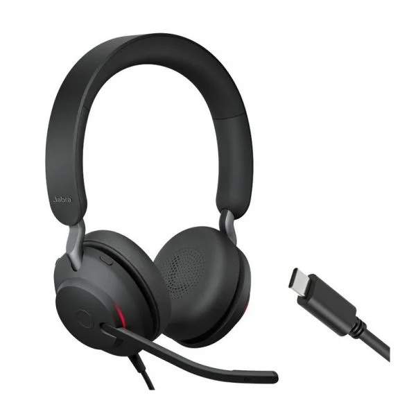 Jabra Evolve2 40 USB-C PC Headset - Black - Good