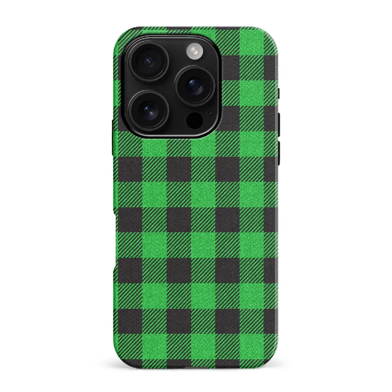 Lumberjack Plaid Phone Case - Green