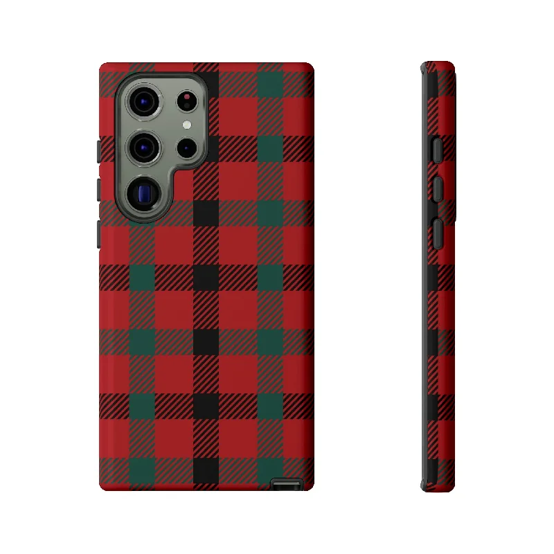 Red Flannel Android Case - Protective Phone Case