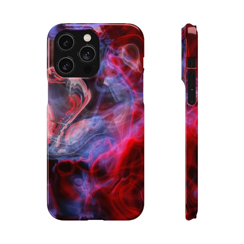 Red Marble iPhone Case (Slim)