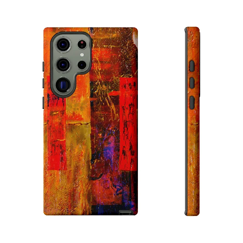 Red Oil Painting Android Case - Protective Phone Case