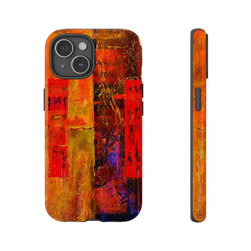 Red Oil Painting - Protective Phone Case