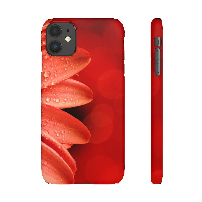 Red Spring Flower iPhone Case (Slim)