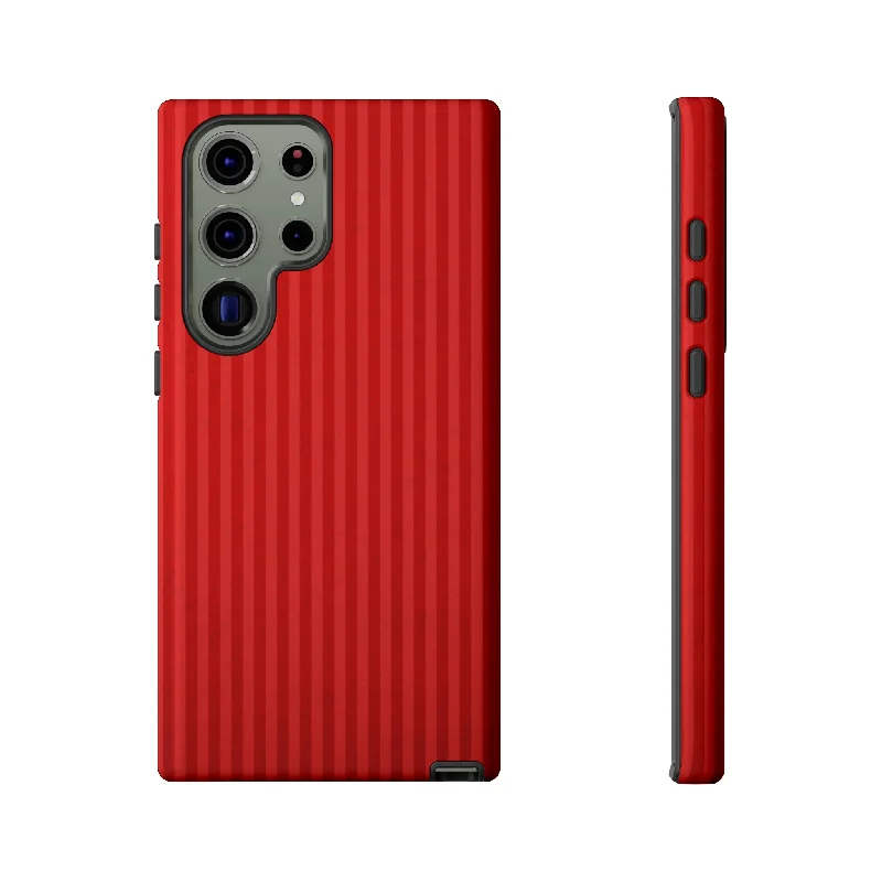 Red Stripes Android Case - Protective Phone Case