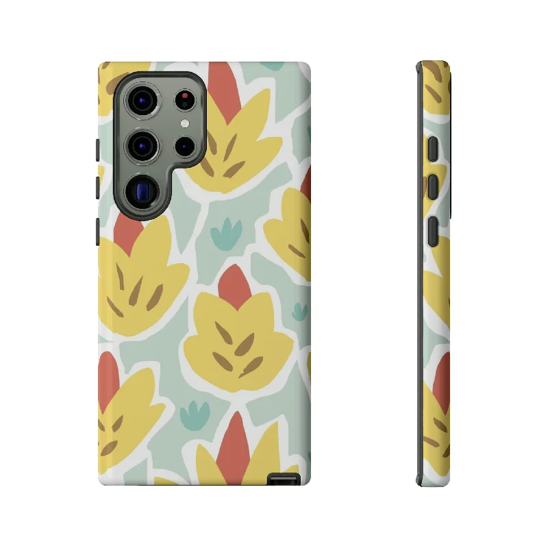 Summer Yellow Happy Flower Samsung Case (Protective)