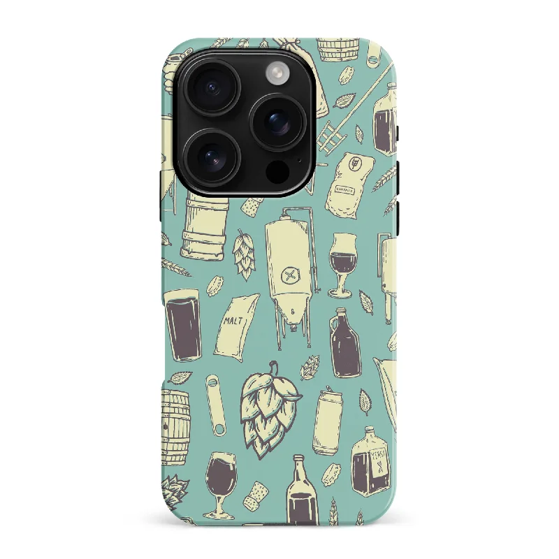 The Brewmaster Phone Case - Teal