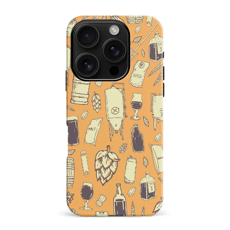 The Brewmaster Phone Case - Yellow