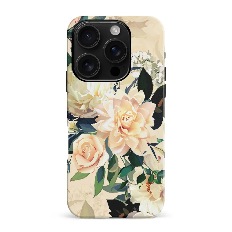 Carnation Yellow Floral Phone Case