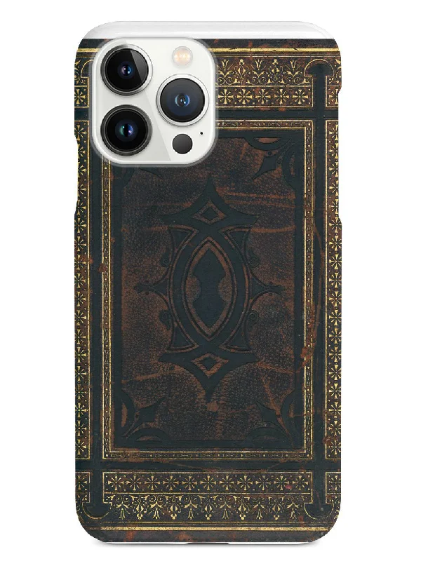 Ancient Book Cover - Brown and Gold Case