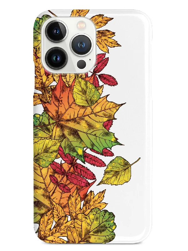 Autumn Leaves Illustration - White Case