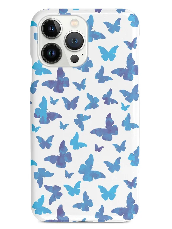 Blue Butterflies - White Case