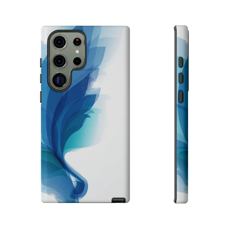 Blue Feathers Android Case - Protective Phone Case