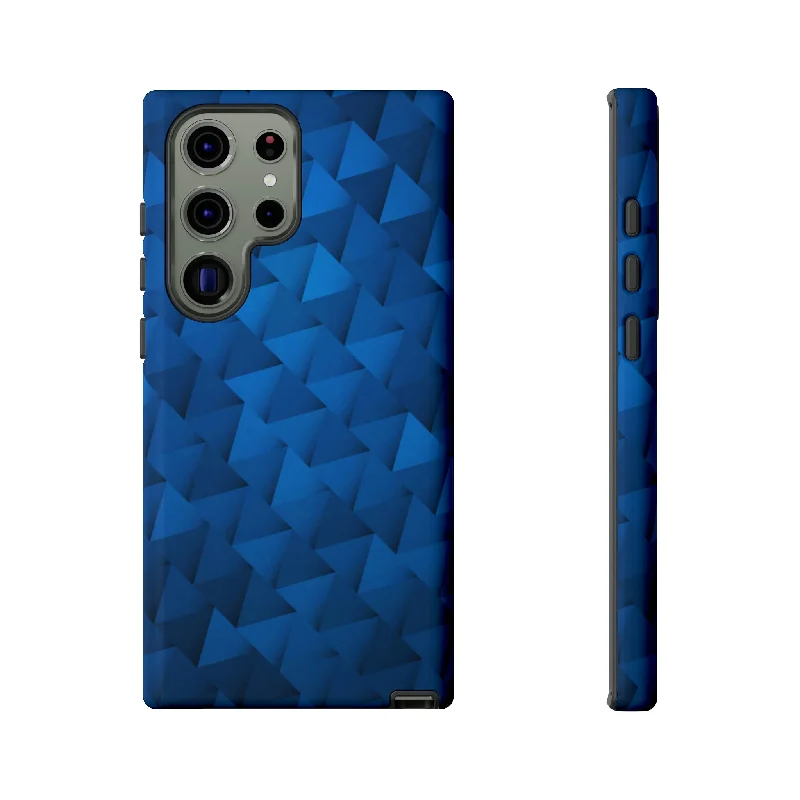 Blue Geometric Android Case - Protective Phone Case