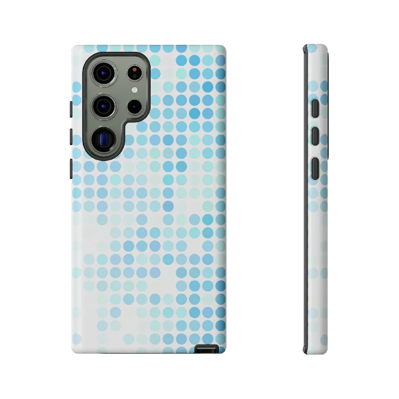 Blue Pixels Android Case - Protective Phone Case