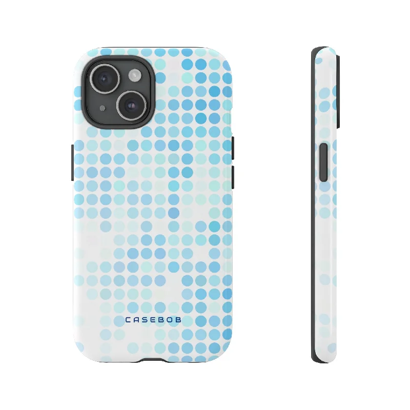 Blue Pixels - Protective Phone Case