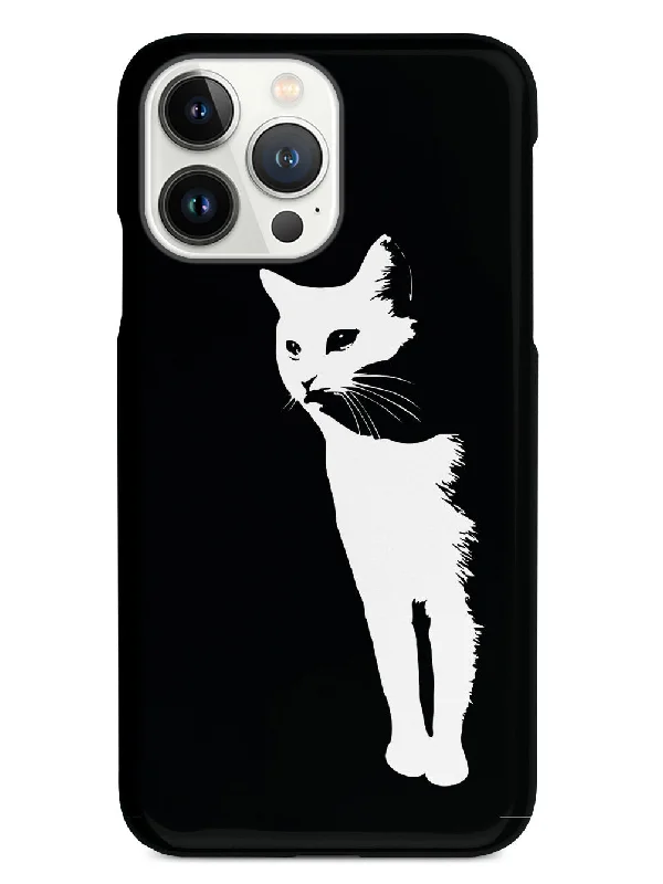 Dramatic White Cat Case