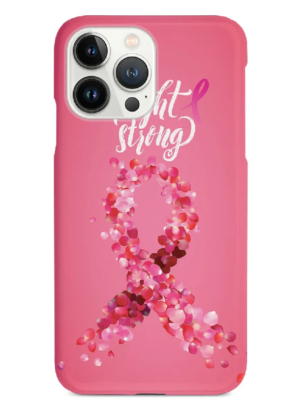 Fight Strong - Breast Cancer Awareness - White Case