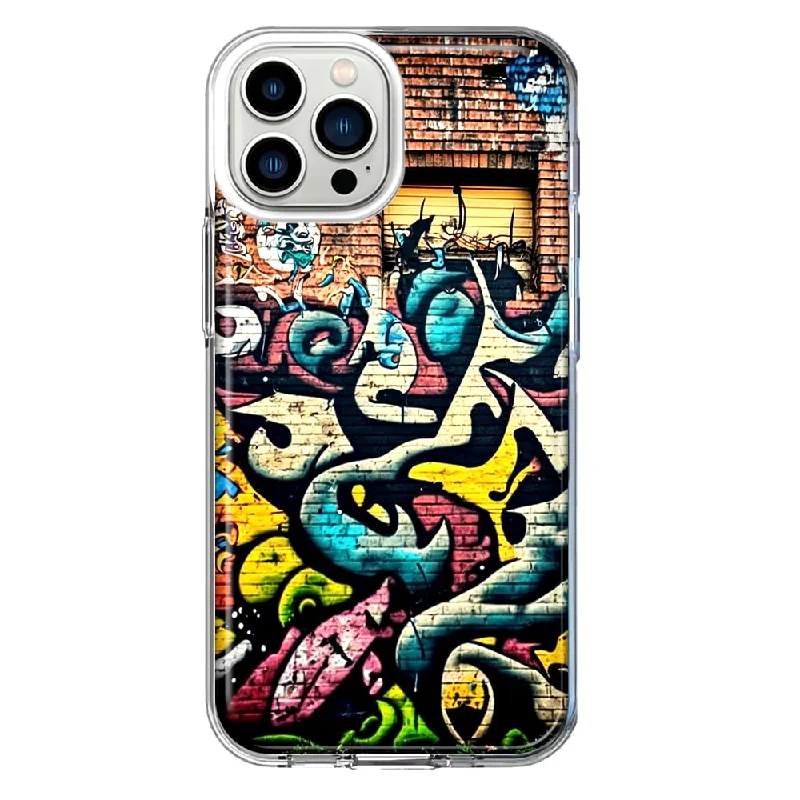 For Apple iPhone 11 Pro Max Urban Graffiti Wall Art Painting Design Hybrid Protective Phone Case Cover