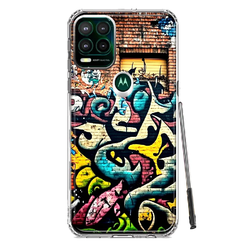 For Motorola Moto G Stylus 5G Urban Graffiti Wall Art Painting Design Hybrid Protective Phone Case Cover