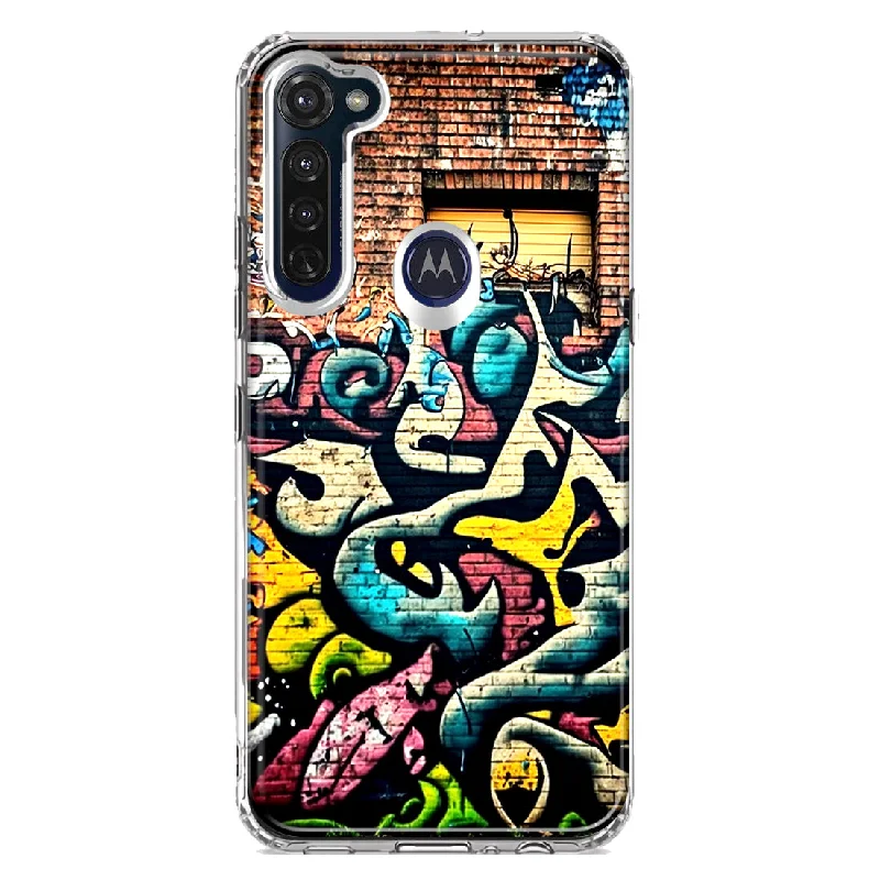 For Motorola Moto G Stylus Urban Graffiti Wall Art Painting Design Hybrid Protective Phone Case Cover