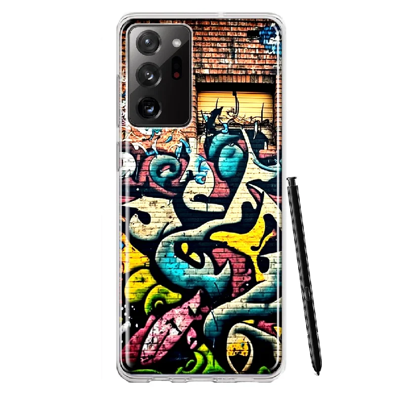 For Samsung Galaxy Note 20 Ultra Urban Graffiti Wall Art Painting Design Hybrid Protective Phone Case Cover