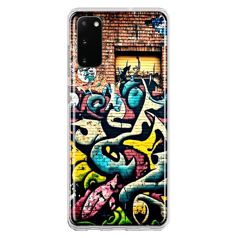 For Samsung Galaxy S20 Urban Graffiti Wall Art Painting Design Hybrid Protective Phone Case Cover