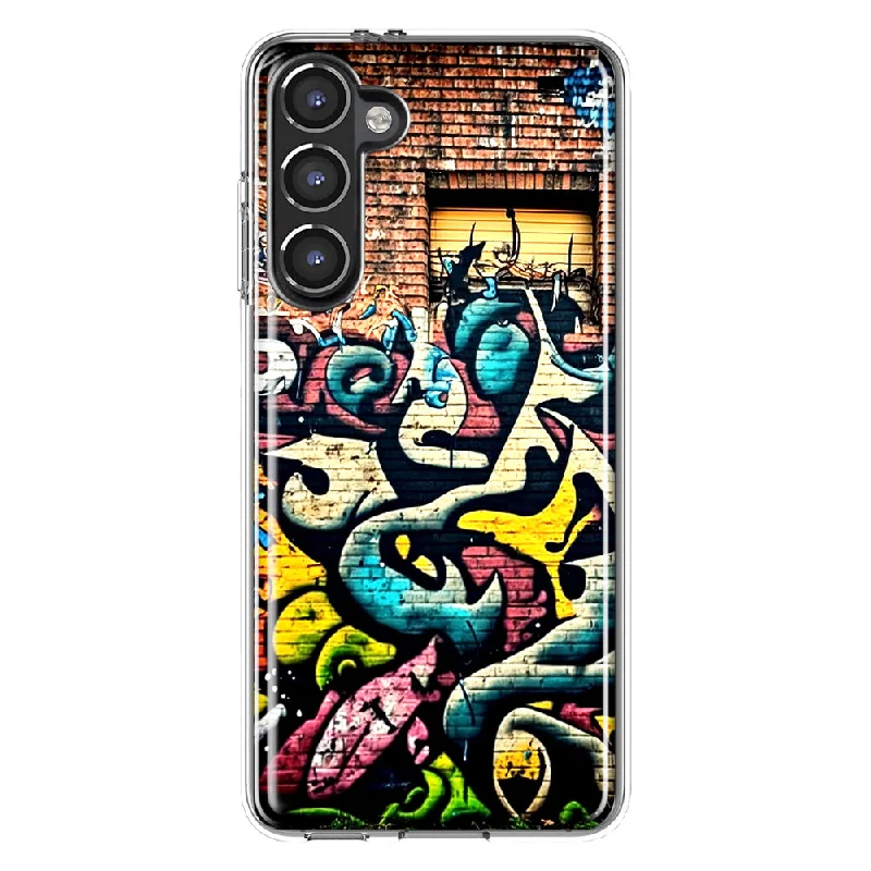 For Samsung Galaxy S23 Plus Urban Graffiti Wall Art Painting Design Hybrid Protective Phone Case Cover