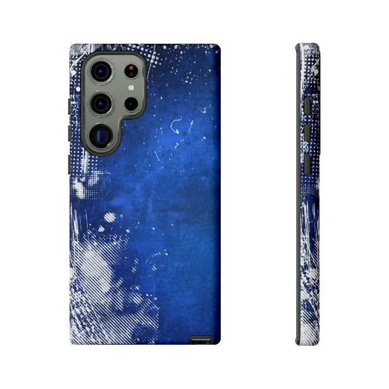 Grunge Blue Android Case - Protective Phone Case