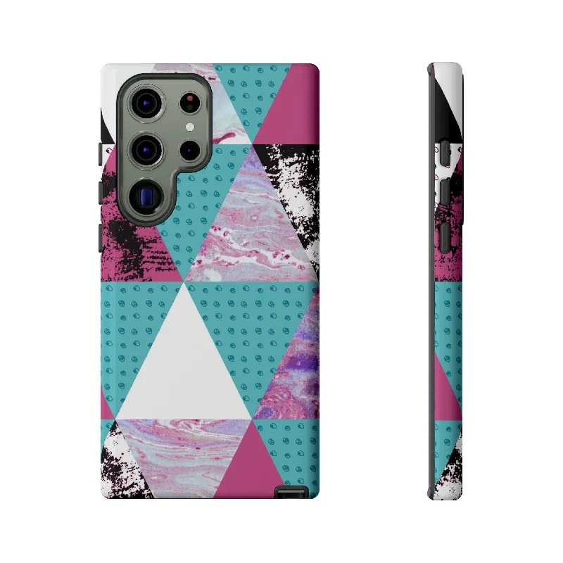 Grunge Triangles Android Case - Protective Phone Case