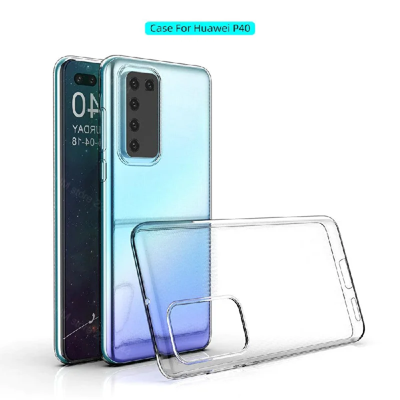 Huawei P40 Case Silicone Gel Ultra Slim Case Clear